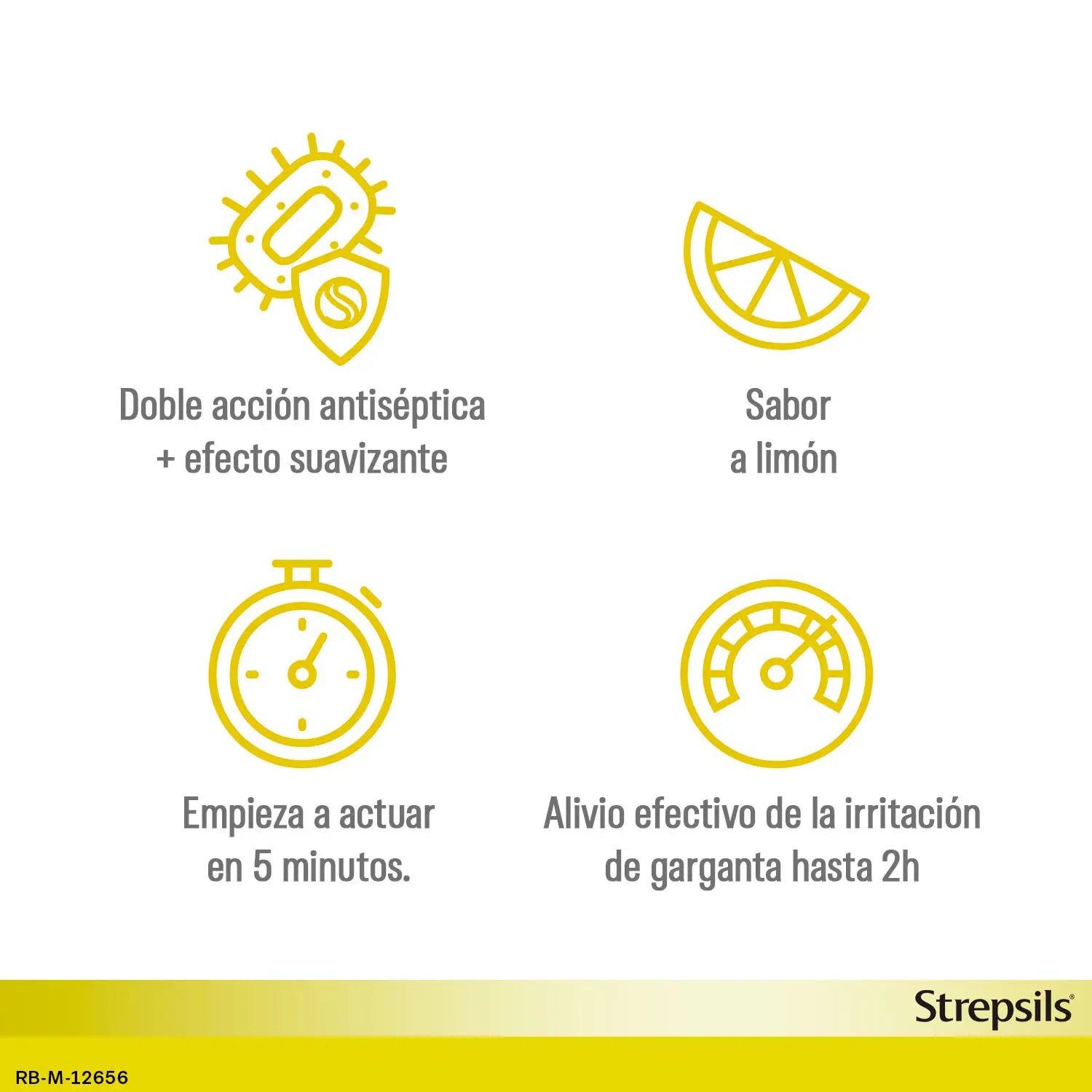 Strepsils Sugar Free Lemon, 24 pastilhas