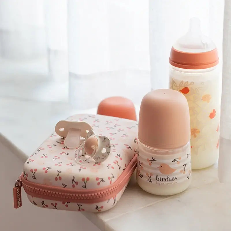 Suavinex Chupetas Tetina Sx Pro 0/6 Meses Passarinhos Rosa, 2 unidades