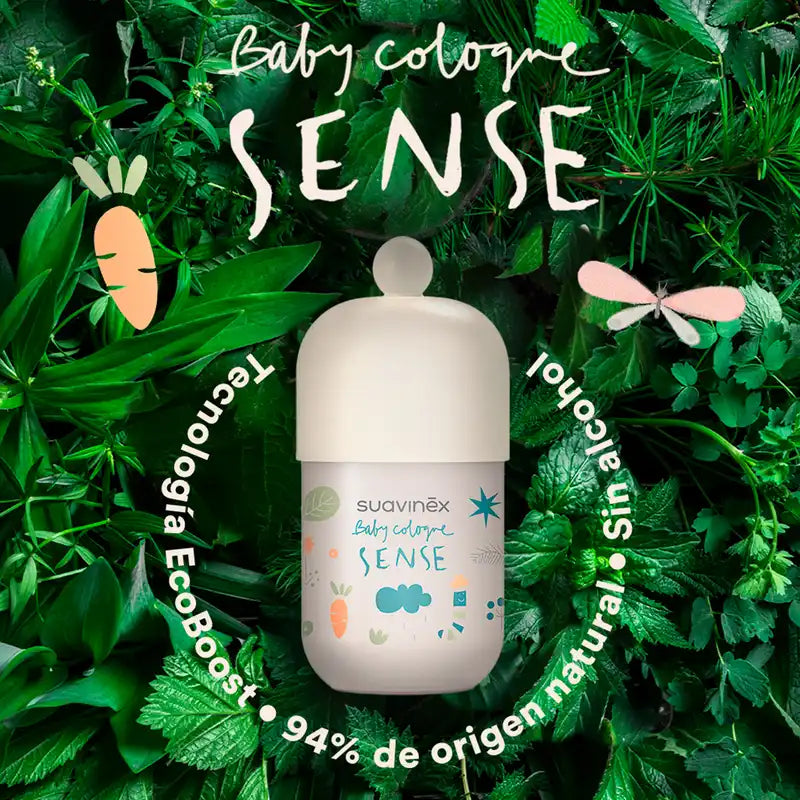 Suavinex Bebé Colónia Sense, Água Perfumada sem Álcool, 100 Ml