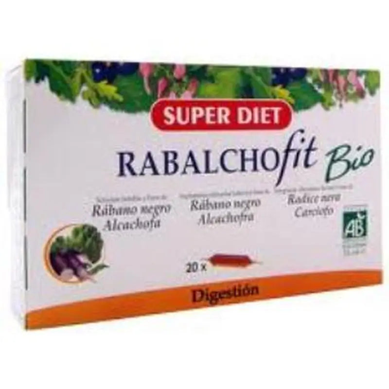 Superdiet Rabalchofit (Rabano Negro+Alcachofa) 20Amp Agbio