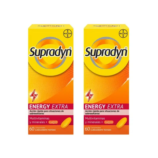 Supradyn Energy Extra Desporto Vitaminas e Energia, 2x60 Comprimidos