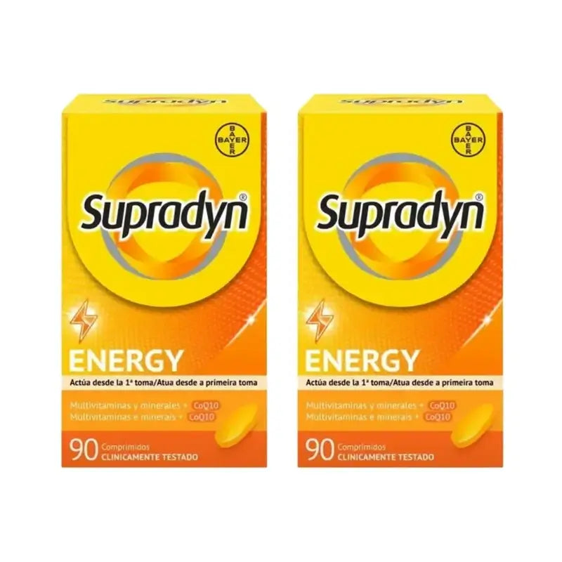 Supradyn Energy Vitaminas, Minerais e Energia Diária, 2X90 comprimidos