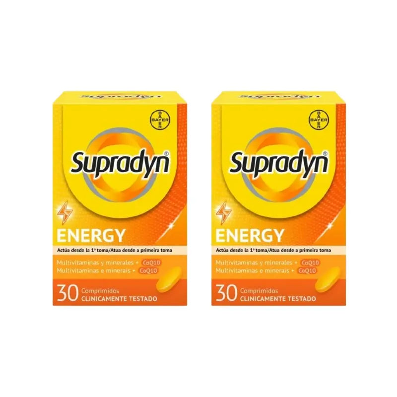 Supradyn Energy Vitaminas, Minerais e Energia Diária, 2x30 Comprimidos