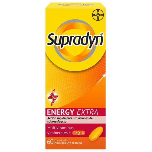 Supradyn Energy Extra Sport Vitaminas e Energia, 60 comprimidos