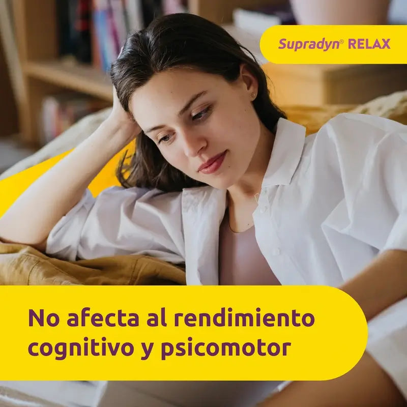 Supradyn Relax, Calm and Tranquility com passiflora e valeriana, 60 cápsulas