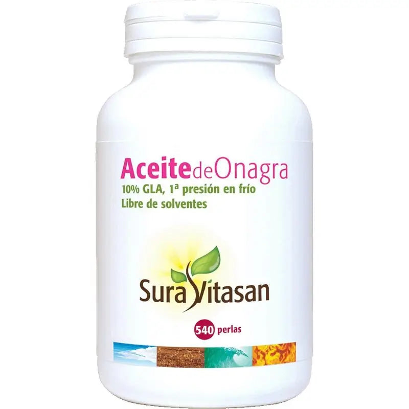 Sura Vitas Aceite Onagra 500 Mg , 540 perlas