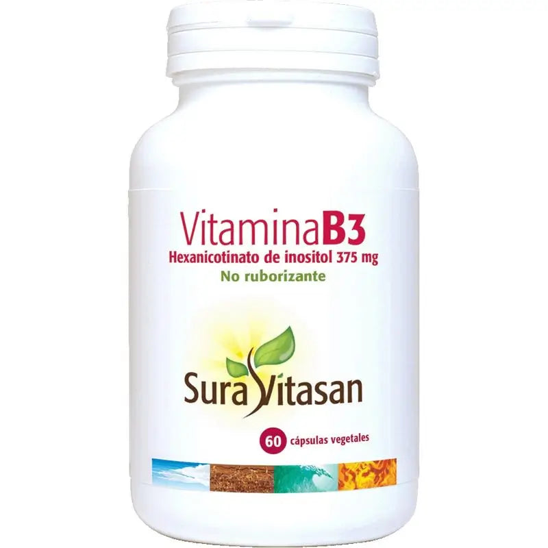 Sura Vitas Vitamina B3 , 60 cápsulas