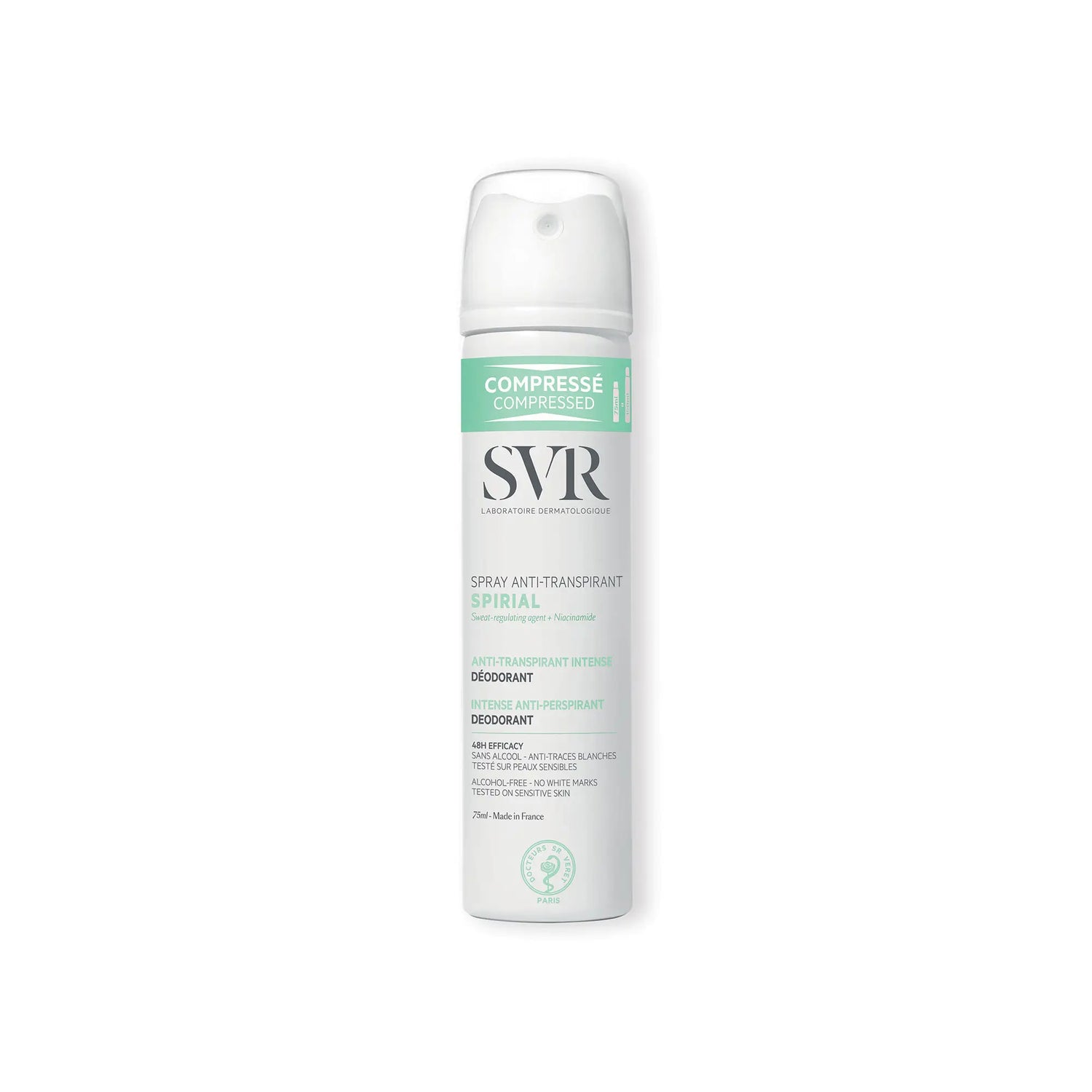 SVR Spirial Spray Desodorante Antitranspirante, 75ml