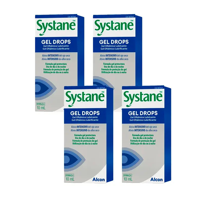Systane Gel Gotas, Embalagem 4 X 10 Ml