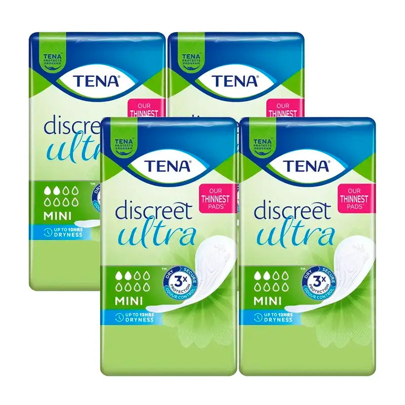 TENA Discreet Mini Pack, 4 x 20 unidades