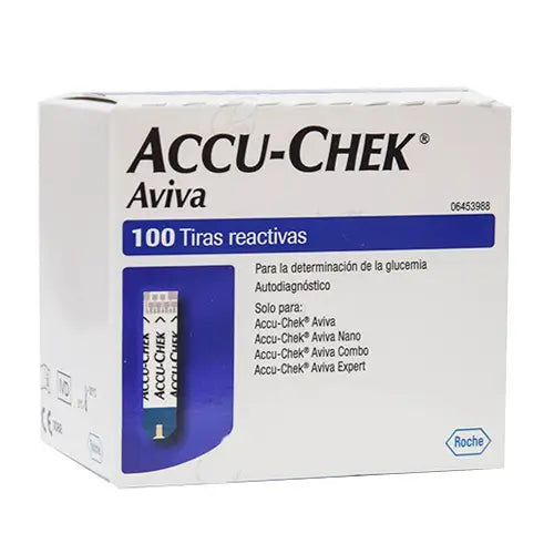 ACCU-CHEK AVIVA BLOOD GLUCOSE STRIPS 100 STRIPS