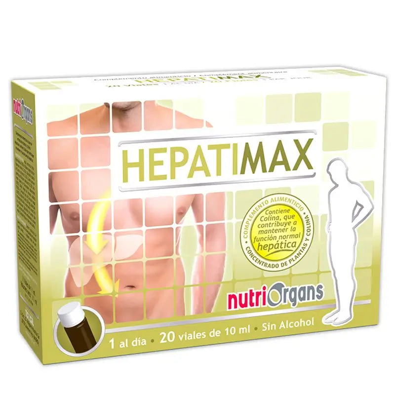 Tongil Nutriorgans Hepatimax , 20 viales x 10 ml