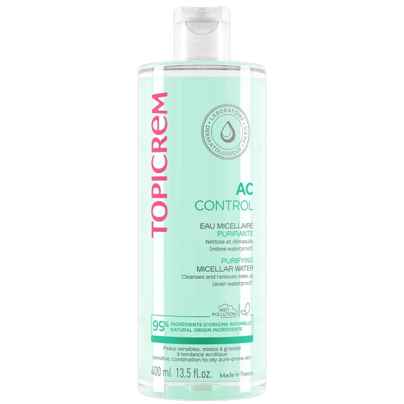 Topicrem Ac Control Água Micelar Purificante, 400 ml