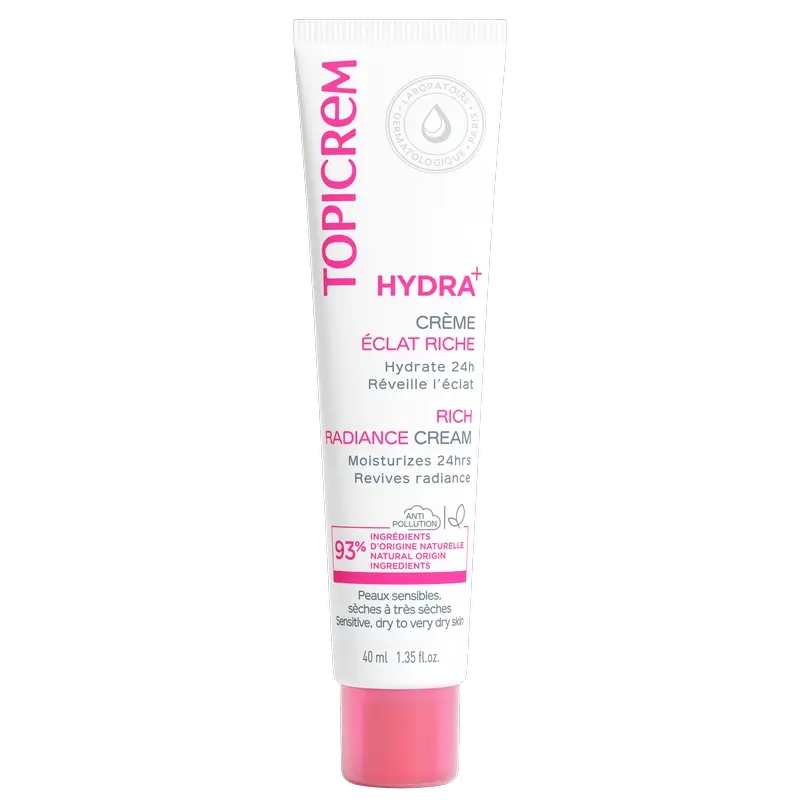 Topicrem Hydra+ Creme Hidratante Iluminador Rico 40 ml