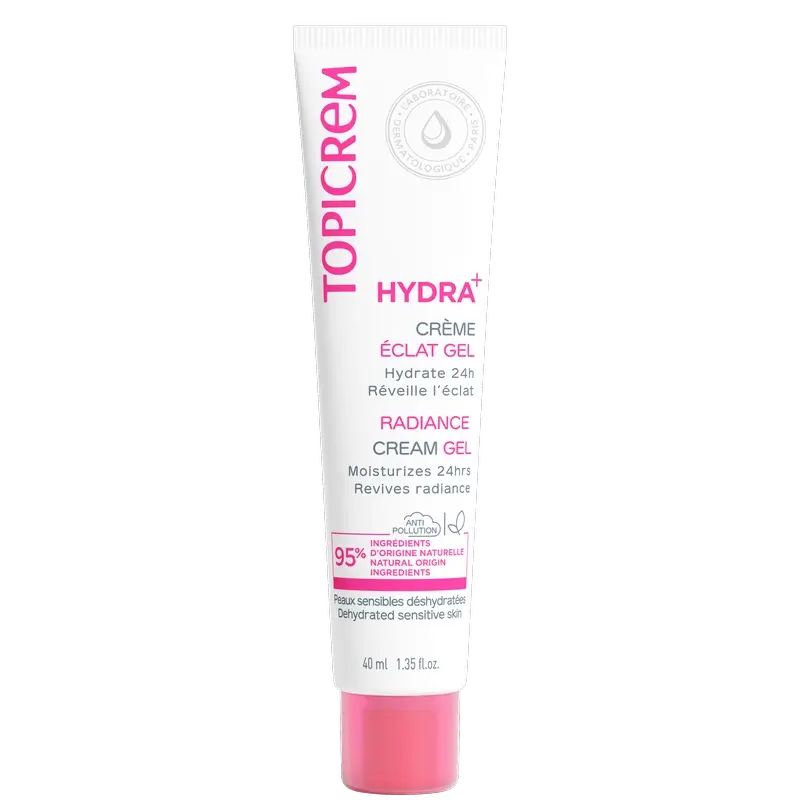 Topicrem Hydra+ Gel Hidratante Iluminador , 40 ml