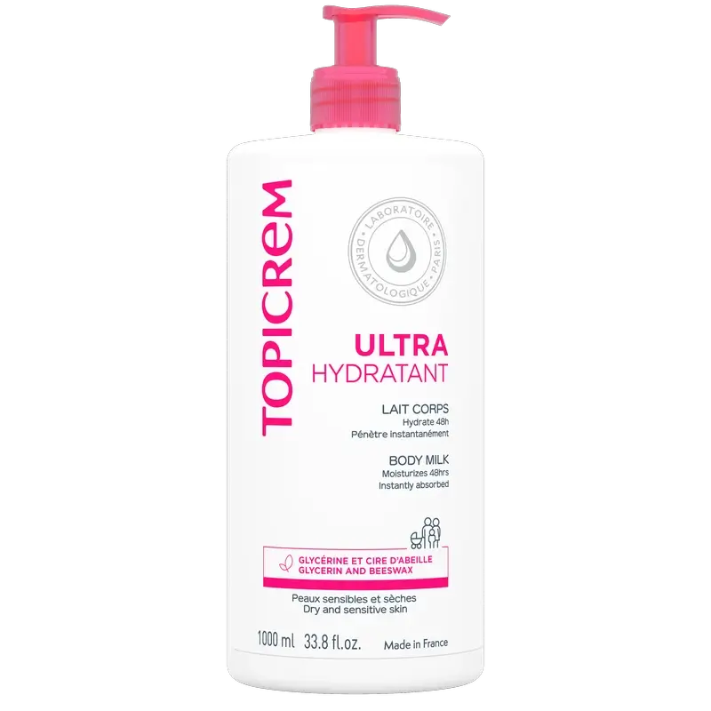 LEITE DE CORPO ULTRA-HIDRATANTE TOPICREM 1000 ML