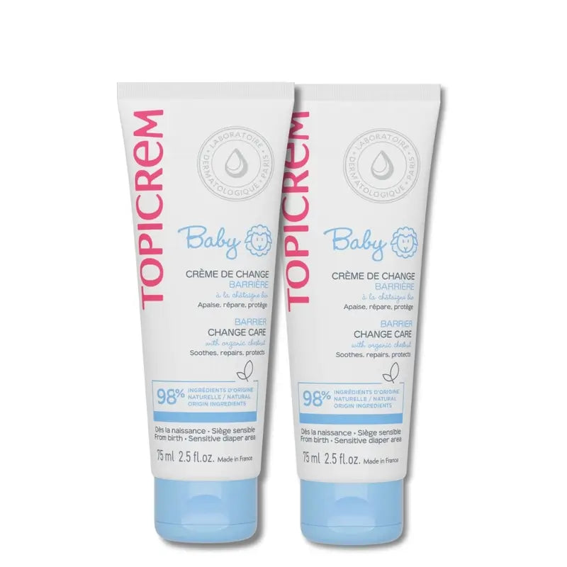Topicrem Baby Duo Pack Creme muda-fraldas 2ª Unidade 50%.