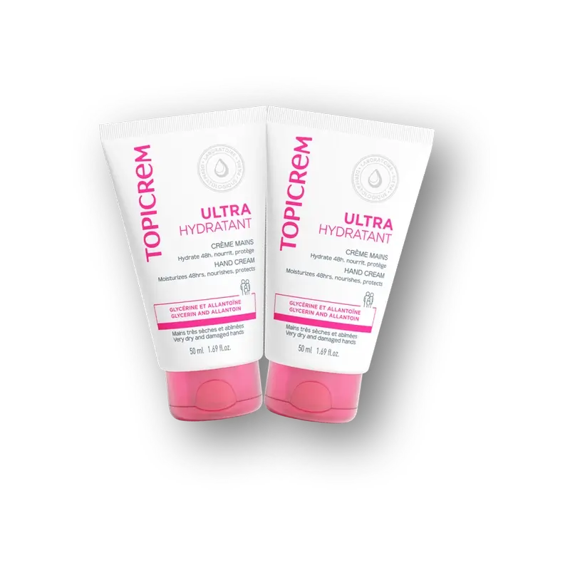Topicrem Duo Pack Uh Creme de Mãos Ultra-Moisturizante 50 Ml 2ª Unidade 50%.