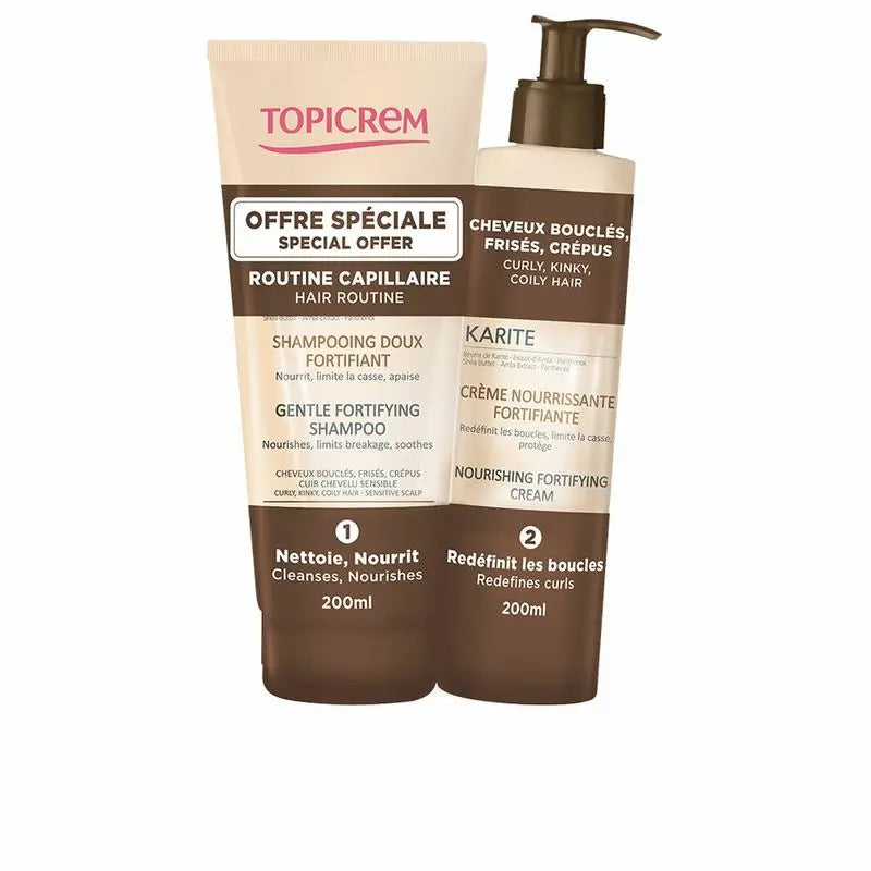 Topicrem Pack Champô Manteiga de Karité 200 Ml + Creme Nutritivo 200 Ml