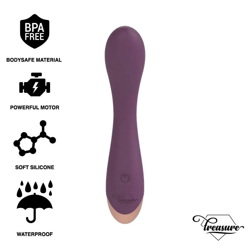 Treasure Hansel G-Spot Vibrator Compatible Con Watchme Wireless Technology