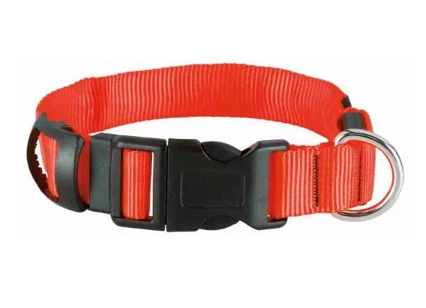 Trixie Collar Con Luz Naranja S-M 30-40Cmx25Mm