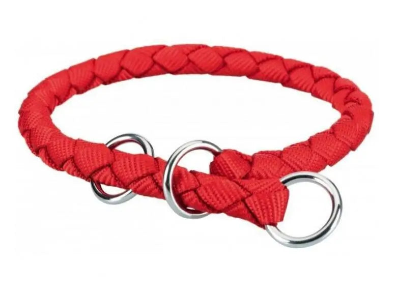 Trixie Collar Educacion Rojo Cavo Talla M-L, 43-51Cm