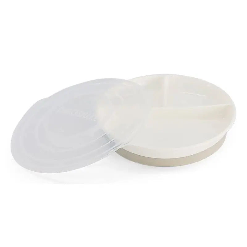 Twistshake Plato Dividido Blanco 6+M