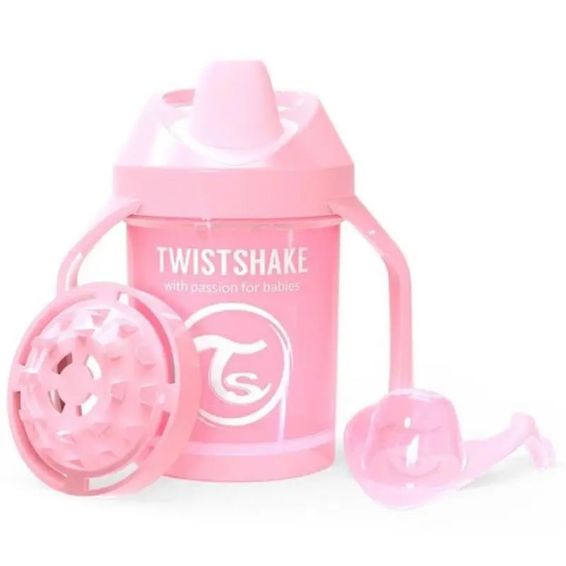 Twistshake Taza Rosa +4M , 230 ml