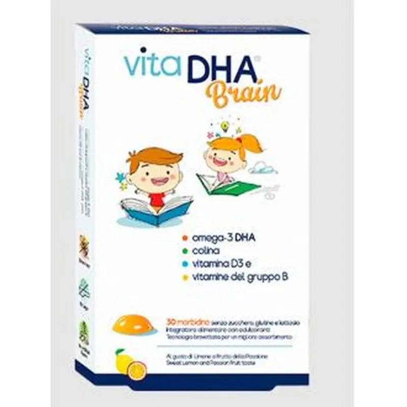 Uga Nutraceuticals Vitadha Brain Fresa-Limon 30Comp. Mast.