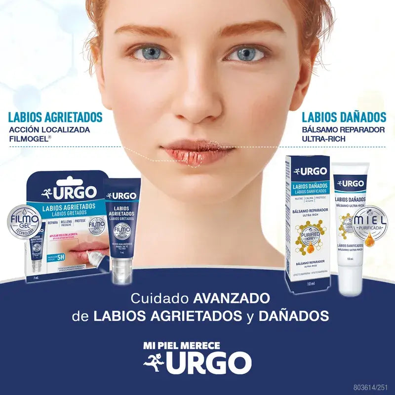 Urgo Lábios Gretados Filmogel, 7 Ml
