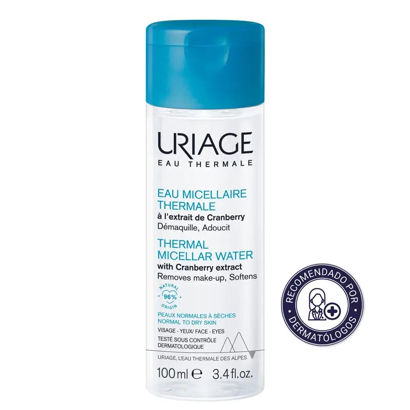 Água micelar térmica Uriage Pele normal a seca 100 ml