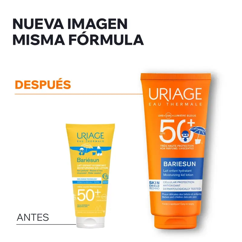 Uriage Bariésun Leite Infantil FPS 50+ 100 ml