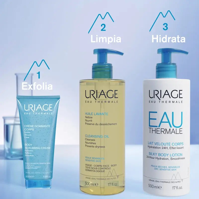 Creme corporal esfoliante Uriage 200Ml