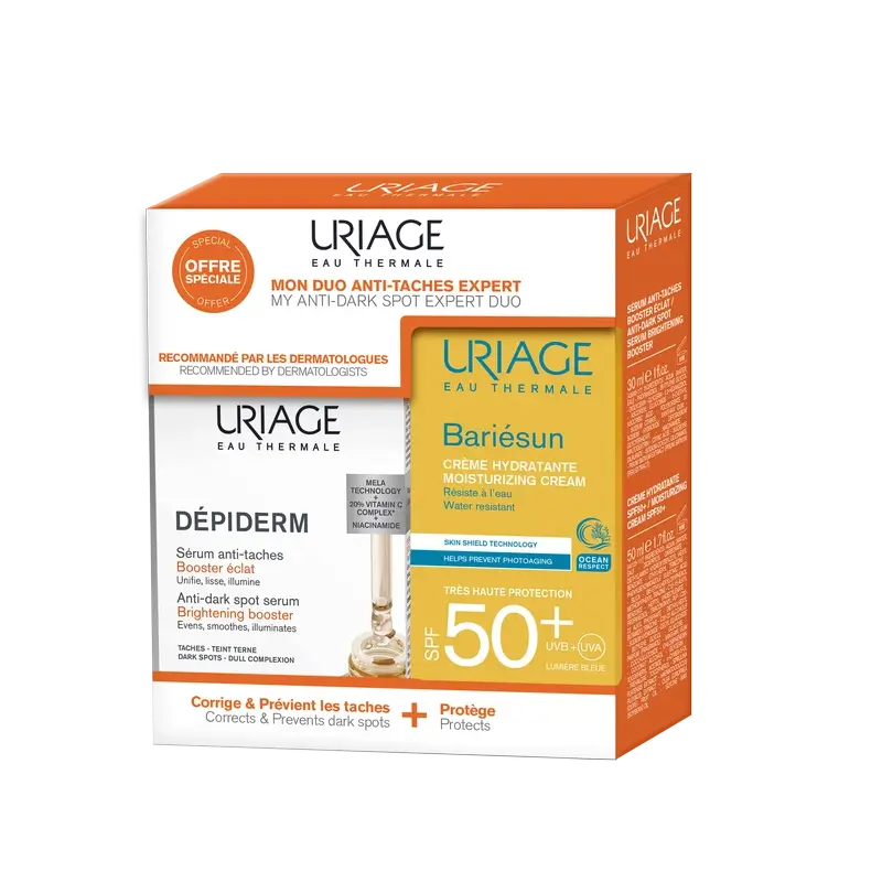Uriage Depiderm Serum 30 Ml + Bariesun 50+ Creme