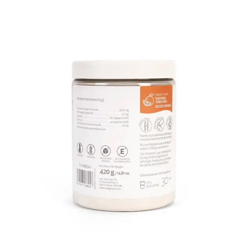 Colagenova Bebida Antiox Sabor a Limão Sanguíneo 30 Dias, 420 Gr