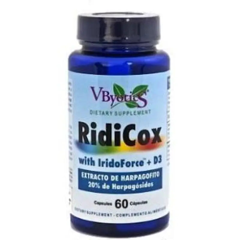 Vbyotics Ridicox Con Iridoforce 60 Cápsulas