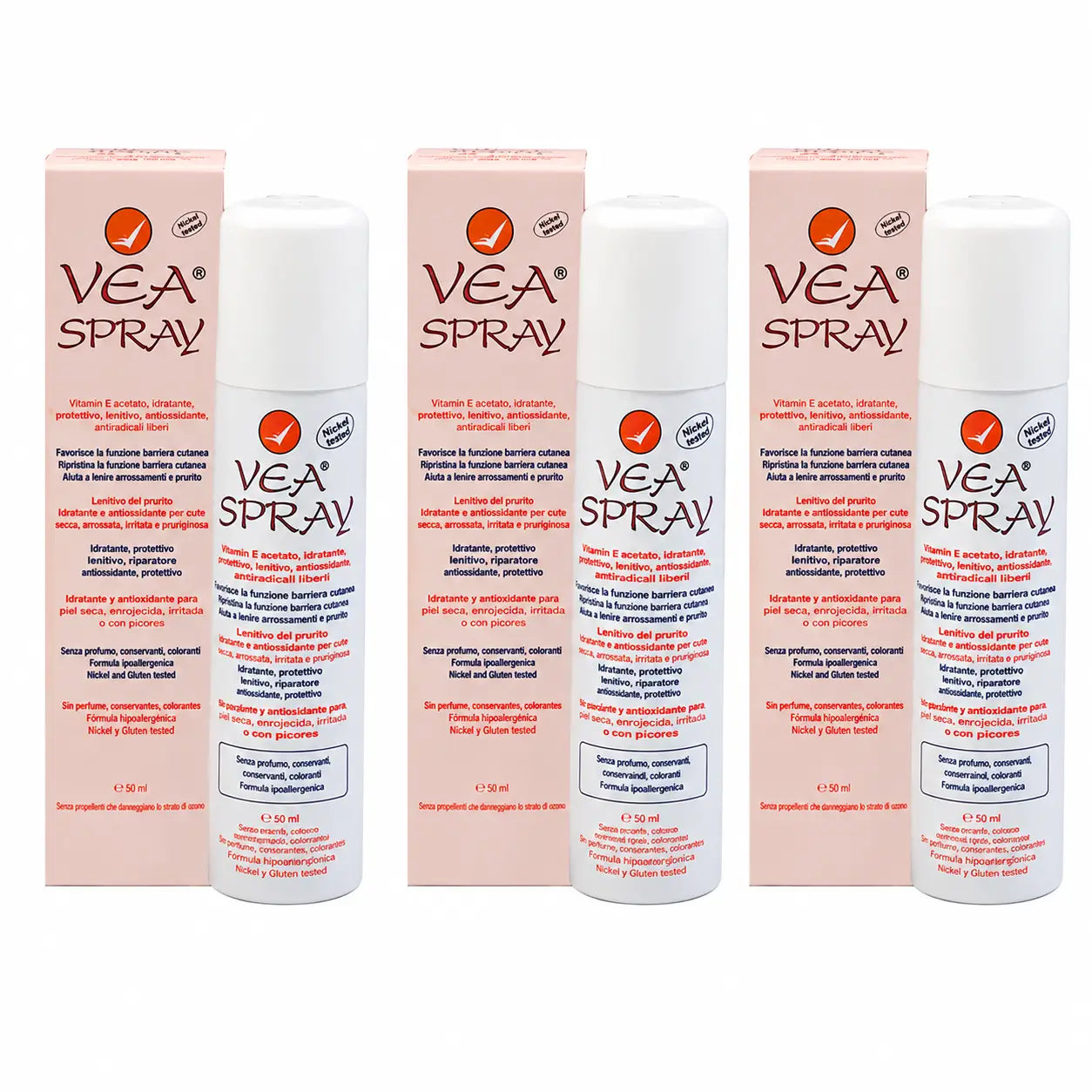 Veja o Spray de 50 ml, embalagem de 3 unidades
