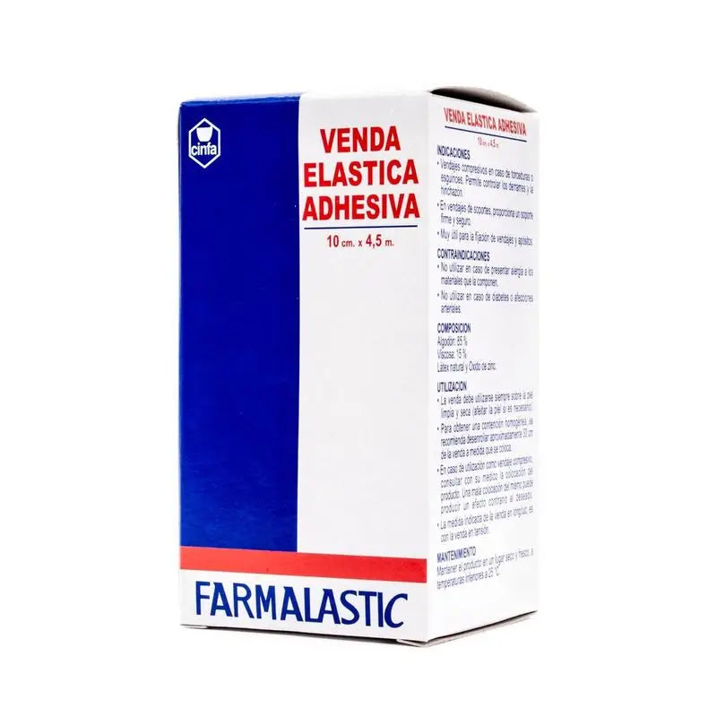 Ligadura Elástica Adesiva, 10 Cm X 4,5 M
