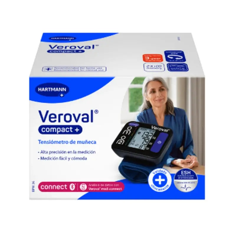 Aparelho de medição da tensão arterial de pulso Veroval Compact+ , 1 unidade