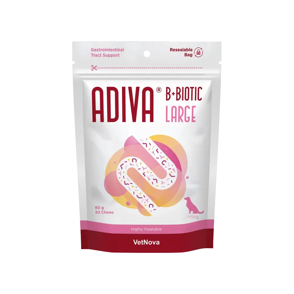 Vetnova Adiva B+Biotic Large, 30 pastilhas
