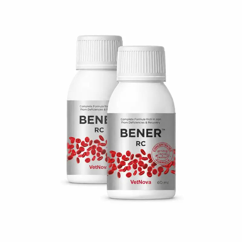 Vetnova Bener Rc Pack 2 x 60 ml, para cães e gatos.