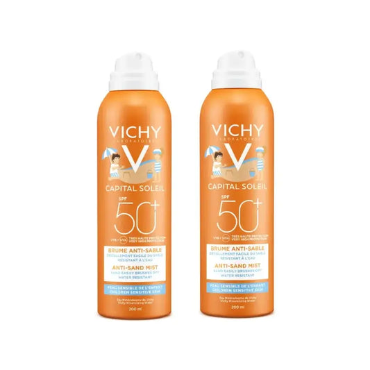 Vichy Capital Soleil Névoa Solar Anti-Riscos para Crianças Spf 50+, 2X200 Ml
