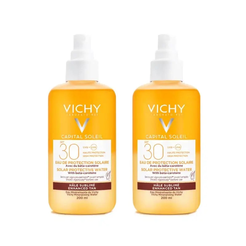 Vichy Capital Soleil Spf30 Protetor Solar Luminoso, 2X200 Ml