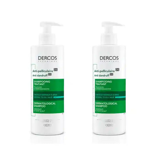 Vichy Dercos Technique Champô Anti-Caspa Oleosa, 2X390 Ml
