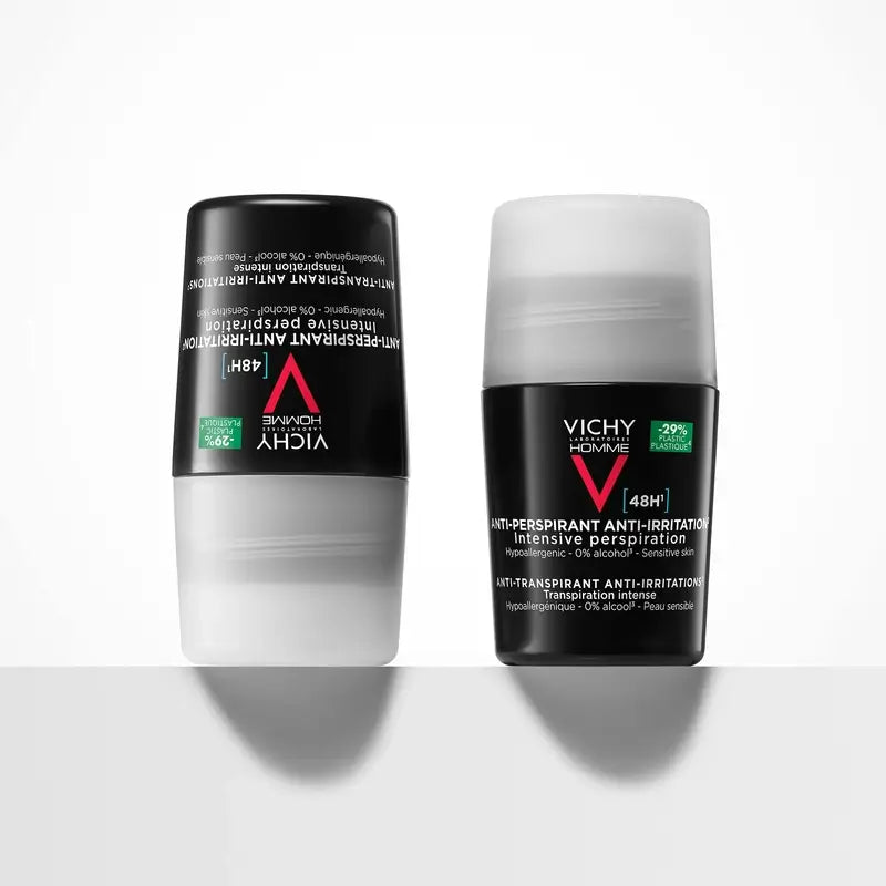 VICHY HOMME DESODORIZANTE BOLA PELE SENSÍVEL 50 ML