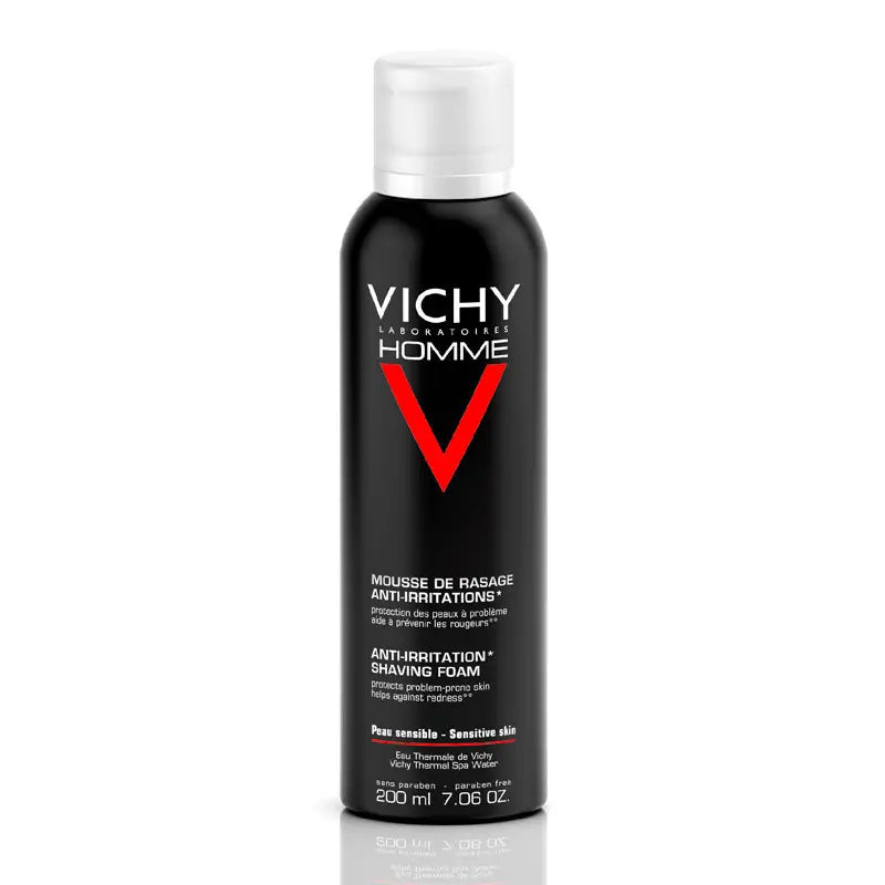 Vichy Homme Espuma de barbear Pele Sensível 200 ml