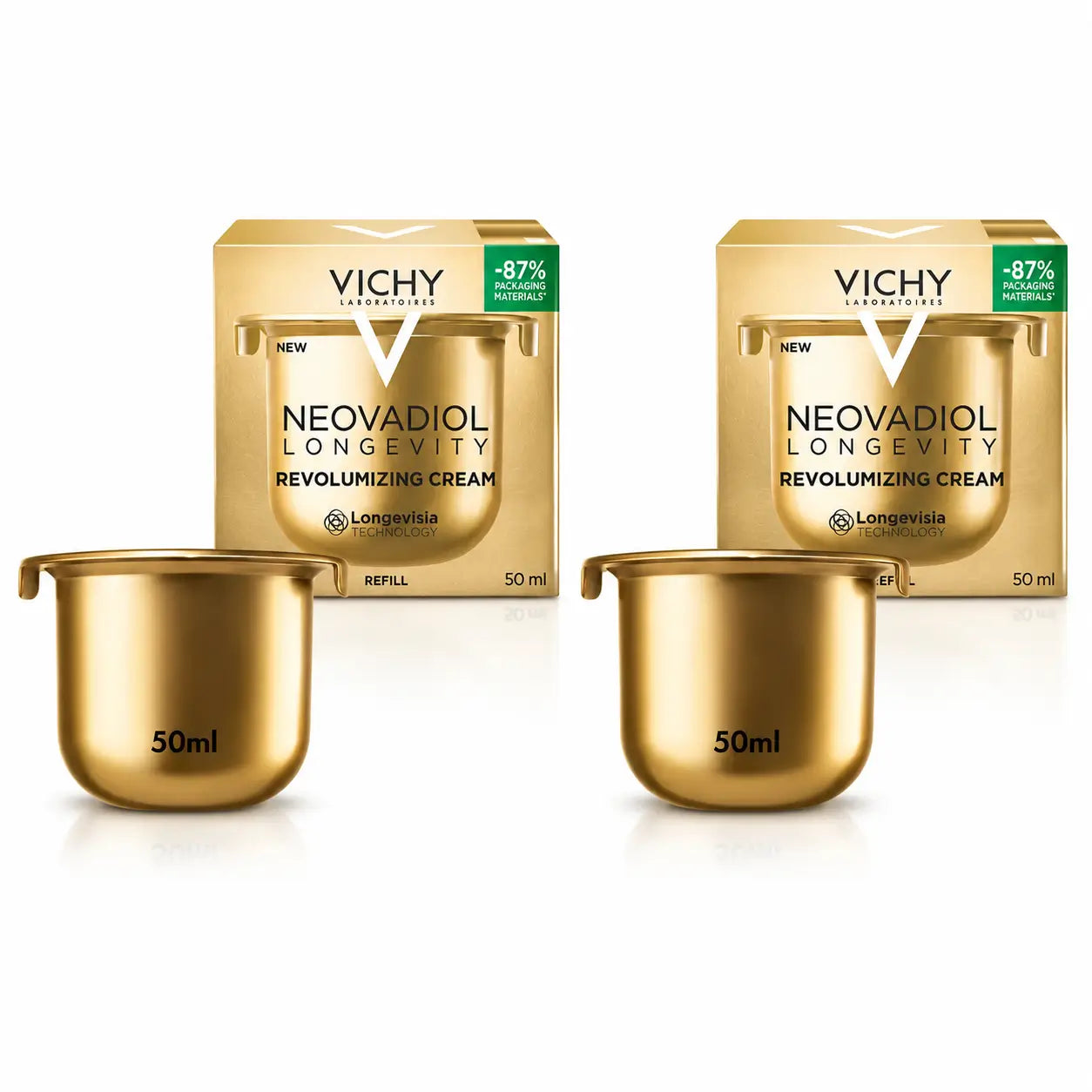 Vichy Pack Vichy Neovadiol Longevity Creme Repositor Volumizante , 50 Ml, x2