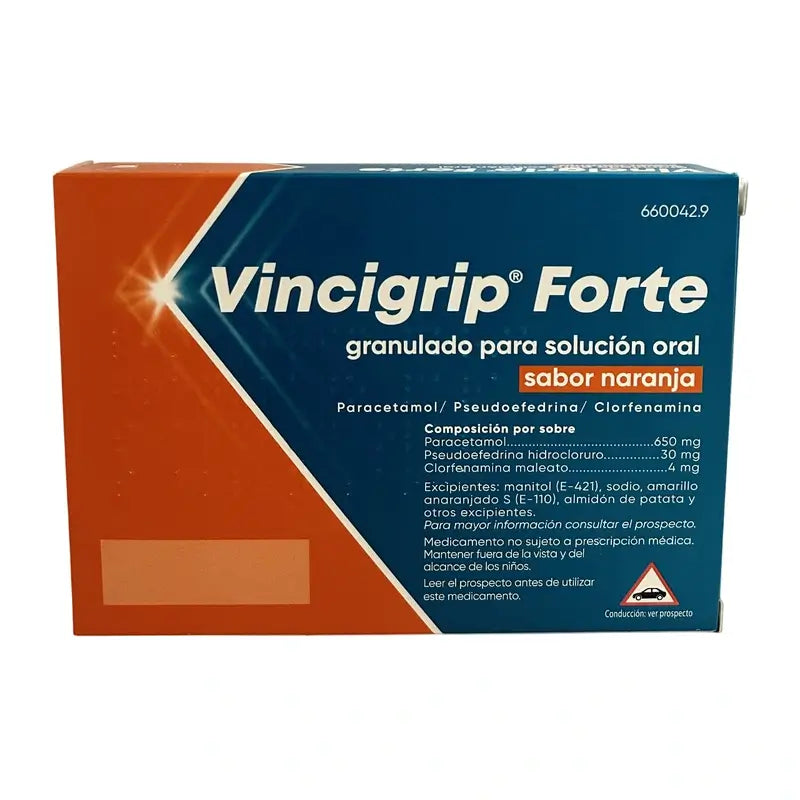 Vincigrip Forte Solução Oral Laranja 10 saquetas
