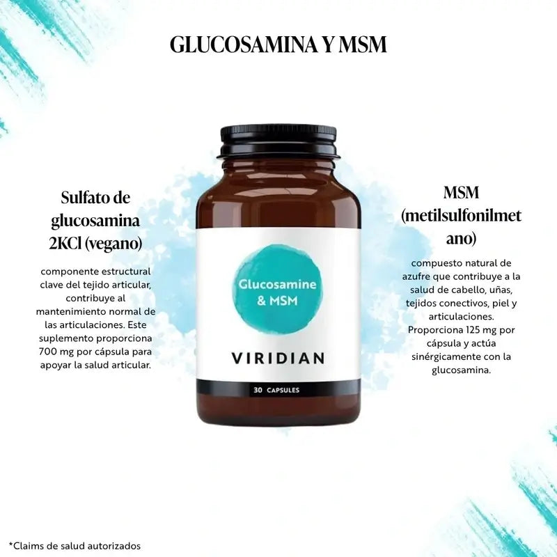Viridian Glucosamine Msm 30Cap.Veg.