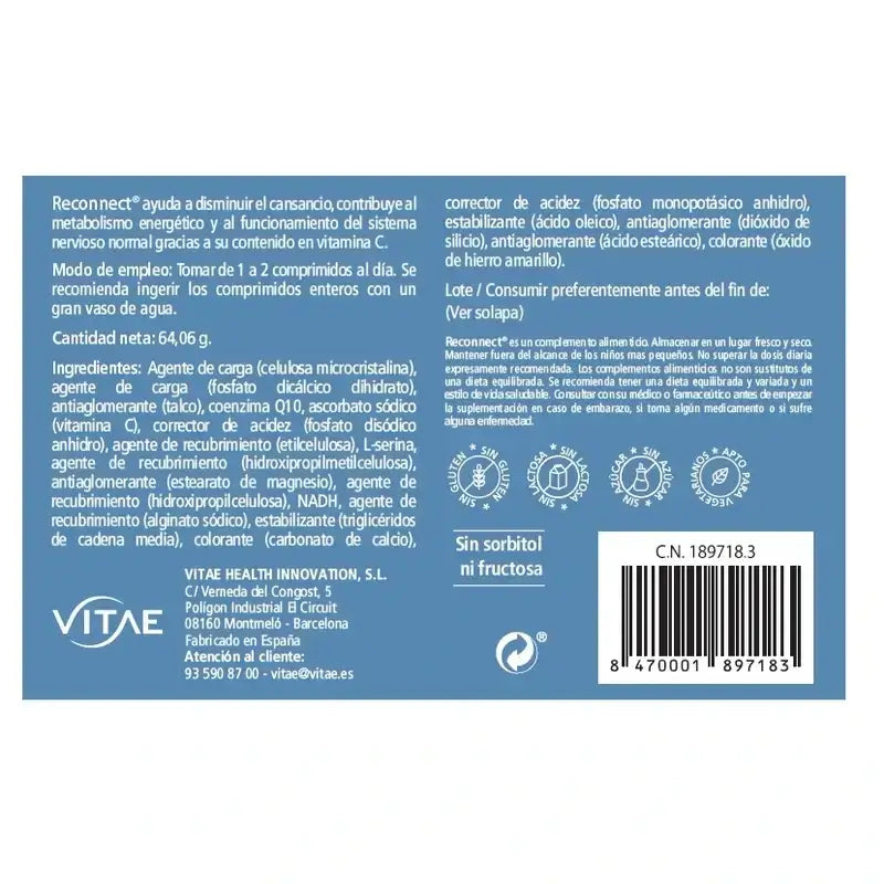 Vitae Reconnect 90 Duplo (Sempre ligado)